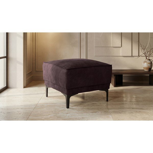 Barna bőrutánzat puff Copenhagen – Scandic-image-1