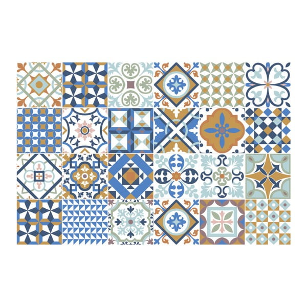 Azulejos Ornaments Mosaic 24 db-os falmatrica készlet, 10 x 10 - Ambiance-image-2