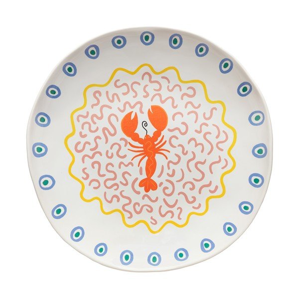 Szervírozó kőedény tányér ø 37 cm Summer Bliss – Costa Nova