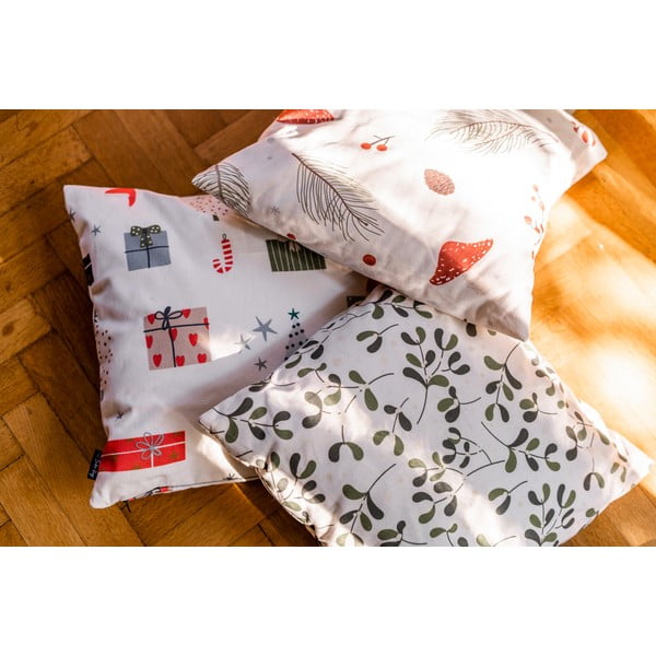 Párnahuzat szett karácsonyi mintával, 4 db-os  45x45 cm Santa – Butter Kings-image-4