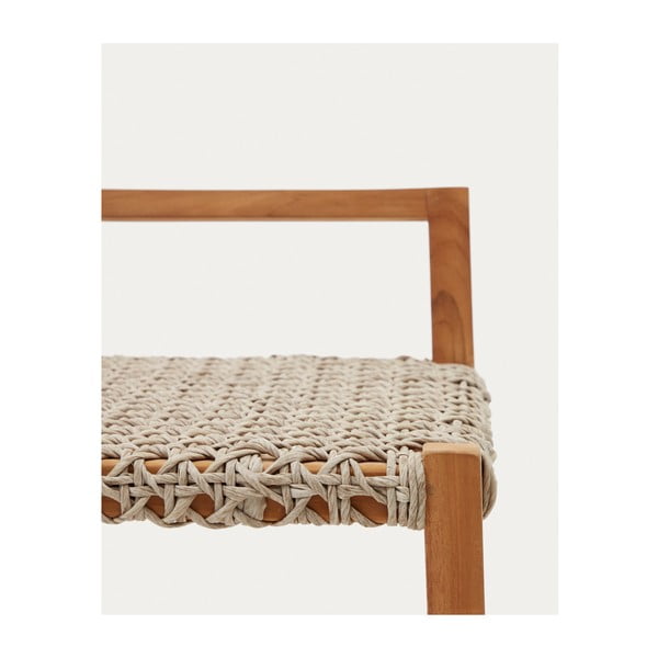 Natúr színű tömörfa kerti bárszék Giverola – Kave Home-image-4