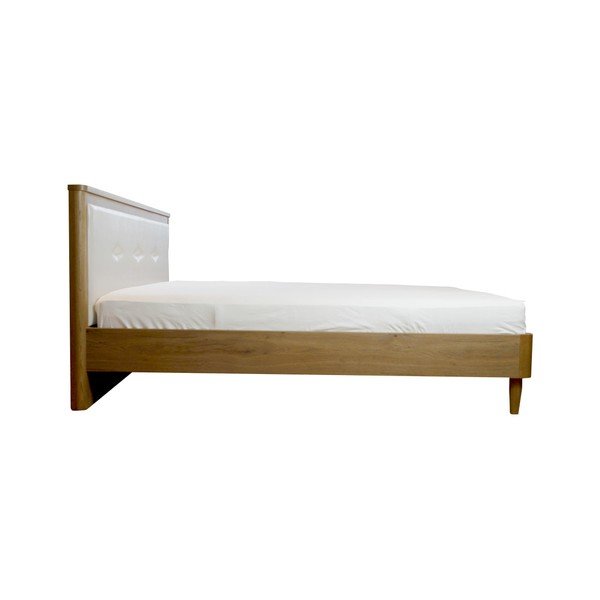 Scandi fehér kétszemélyes ágy, 140 x 200 cm - Mazzini Beds-image-2