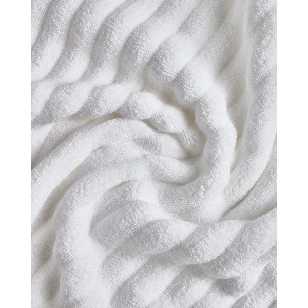 Fehér frottír pamut fürdőlepedő 70x140 cm Navira – Kave Home-image-4