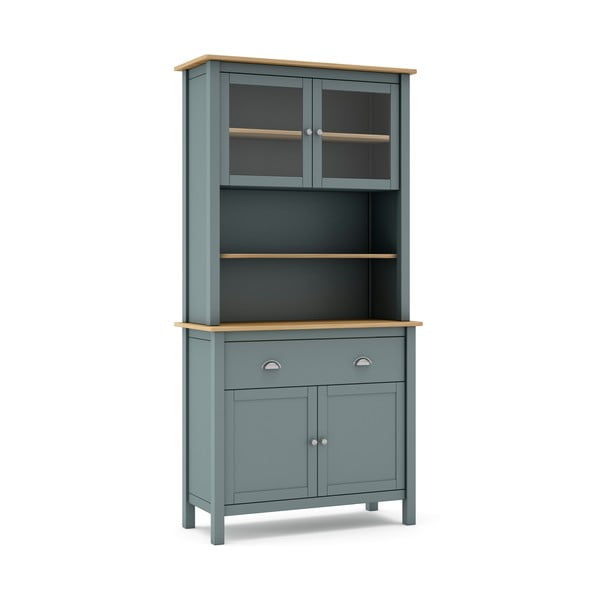 Szürkészöld borovi fenyő kredenc 90x180,5x40 cm Misti – Marckeric-image-2