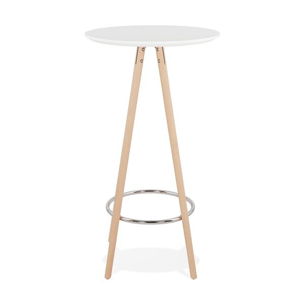 Debo fehér bárasztal, magasság 110 cm - Kokoon-image-1