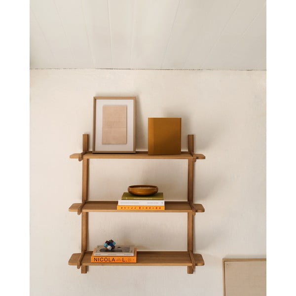Natúr színű tölgyfa moduláris polcrendszer 110x98 cm Sitra – Kave Home-image-1