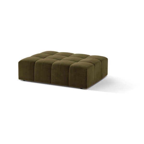 Khaki bársony lábtartó Chicago – Cosmopolitan Design-image-1