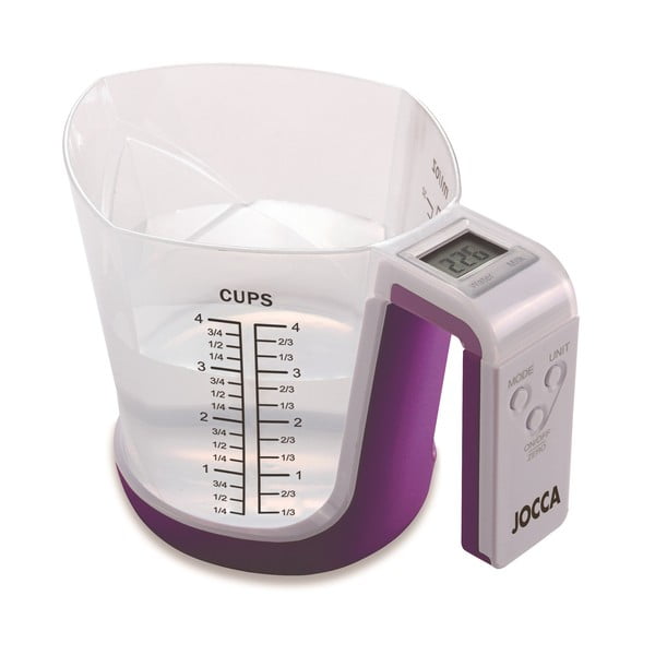 Purple Cup digitális mérleg és mérőcsésze - JOCCA