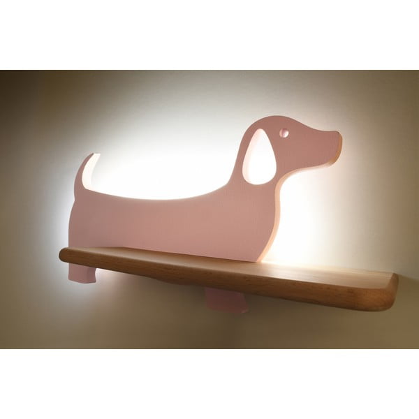 Rózsaszín gyerek lámpa Dog – Candellux Lighting-image-1