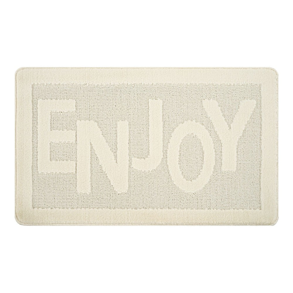 Krémszínű fürdőszobai kilépő 60x100 cm Enjoy Foutastic