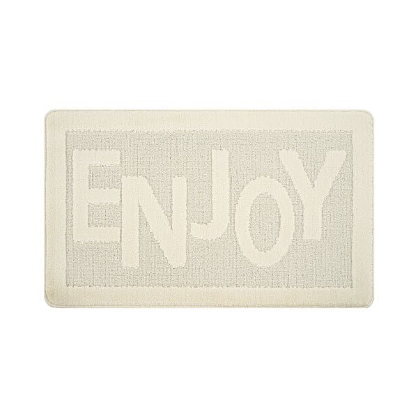 Krémszínű fürdőszobai kilépő 60x100 cm Enjoy – Foutastic