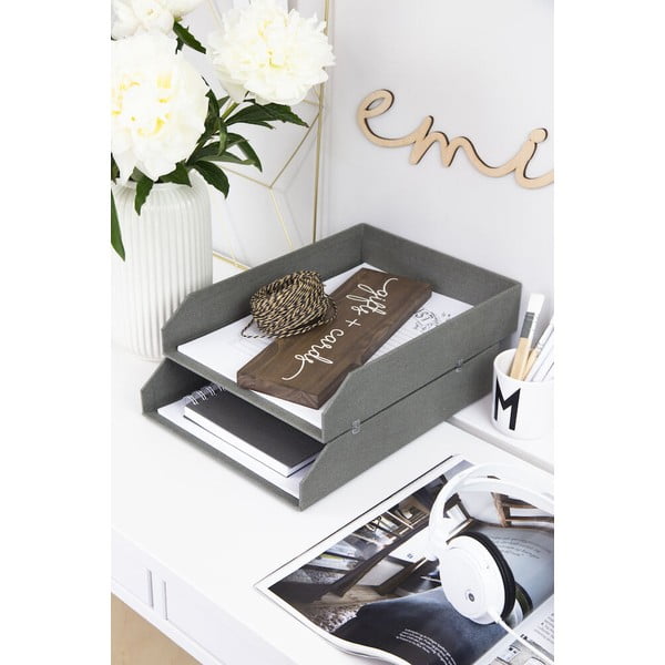 Karton rendszerező szett dokumentumokhoz  2 db-os Hakan – Bigso Box of Sweden-image-1