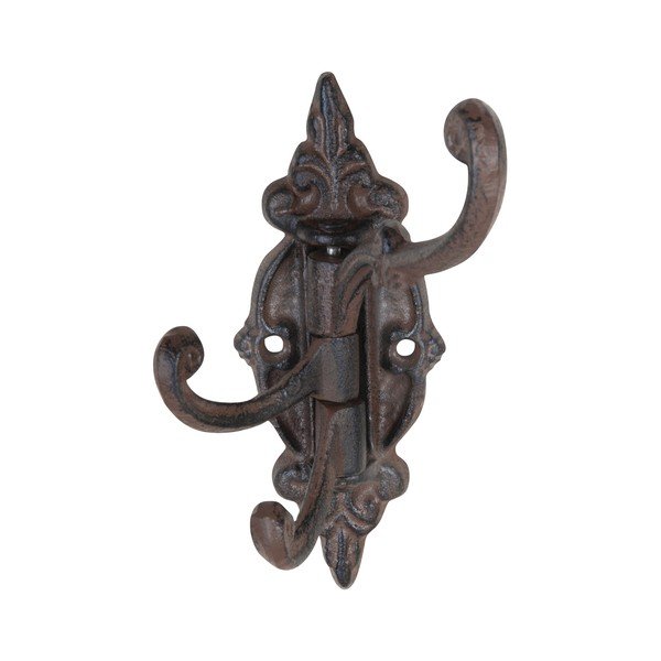 Sötétbarna fali fém akasztó – Esschert Design-image-3