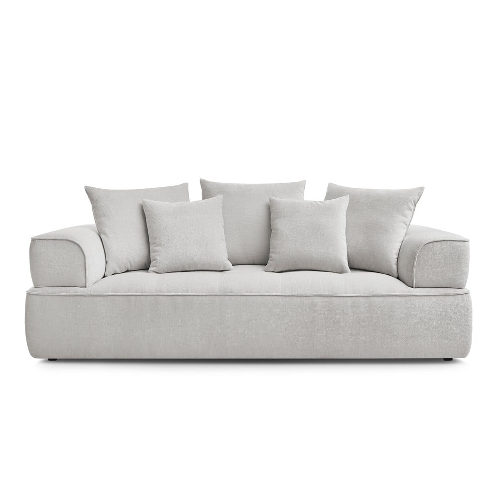 Világosszürke zsenília kanapé 237 cm Whesley  Bobochic Paris