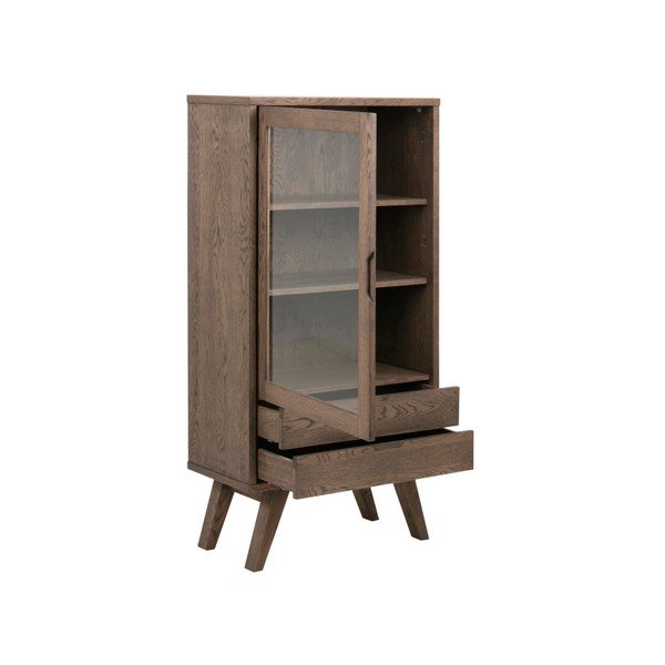 Barna tálalószekrény 72x145x36 cm – Actona-image-1