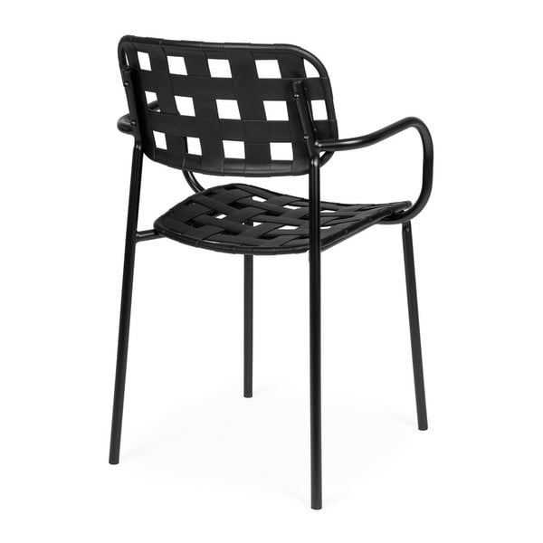 Fekete fém kerti szék szett 4 db-os Clover   – Bizzotto-image-3