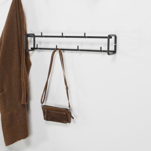 Fekete fém fali fogas Clint – Spinder Design-image-3