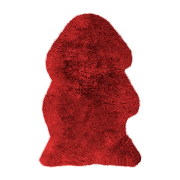 Mouton piros báránybőr, 110 x 80 cm - Pipsa