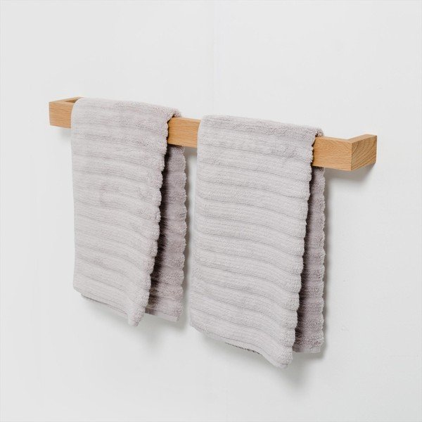 Fali törölközőtartó tölgyfából - Wireworks-image-1
