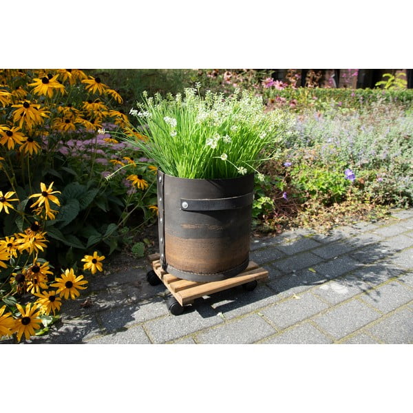 Fa gurulós virágállvány (magasság 8 cm) Indoor & Outdoor – Esschert Design-image-1