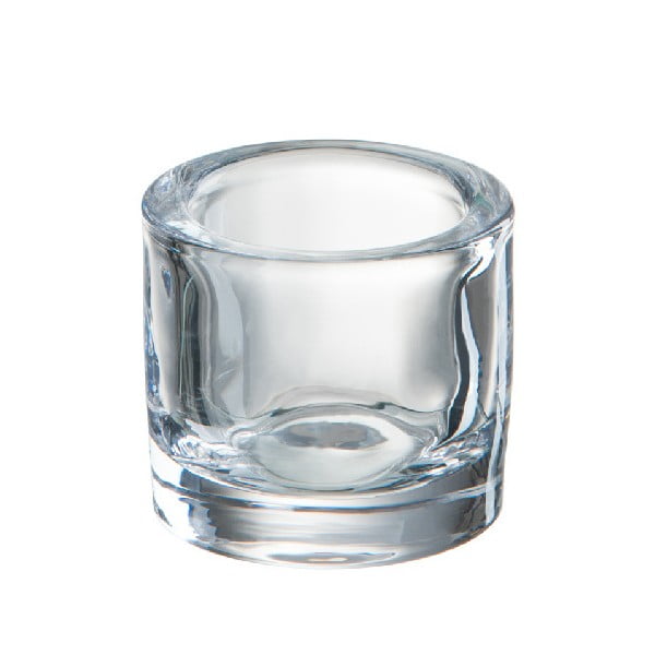 Clear üveg gyertyatartó - J-Line