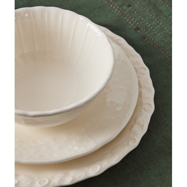Bézs kerámia tányér ø 28 cm Varla – Kave Home-image-1