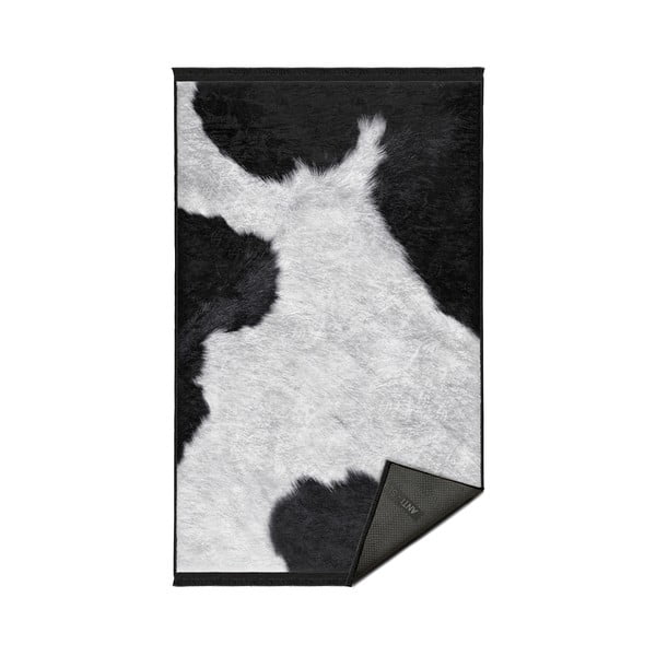 Fehér-fekete szőnyeg 80x150 cm – Mila Home