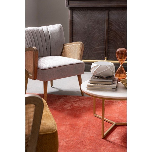 Szürke bársony fotel Virna – Bizzotto-image-1