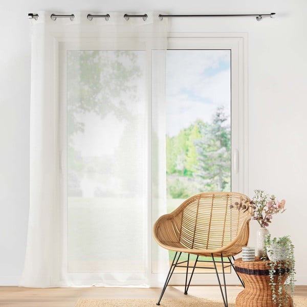 Krémszínű átlátszó függöny 140x240 cm Lissea – douceur d'intérieur-image-2