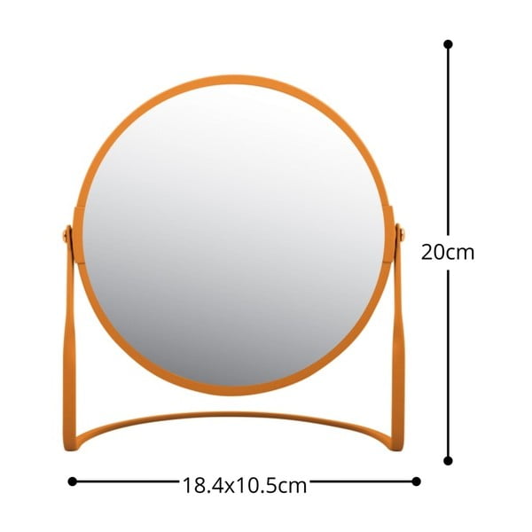 Kozmetikai nagyítós tükör (ötszörös nagyítás) ø 18 cm Akira – Spirella-image-3