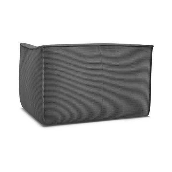 Sötétszürke kordbársony fotel Giorgia – Bobochic Paris-image-4