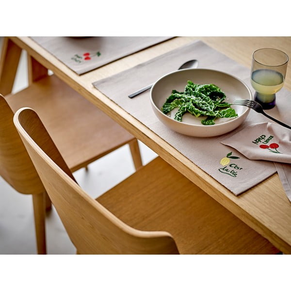 Pamut tányéralátét szett 2 db-os 33x48 cm Bistro – Södahl-image-1