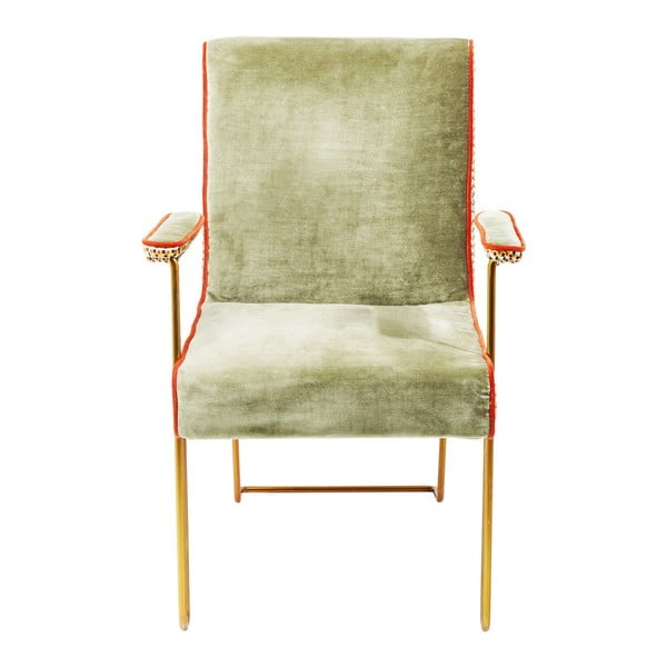 Betty zöld szék, kartámasszal - Kare Design