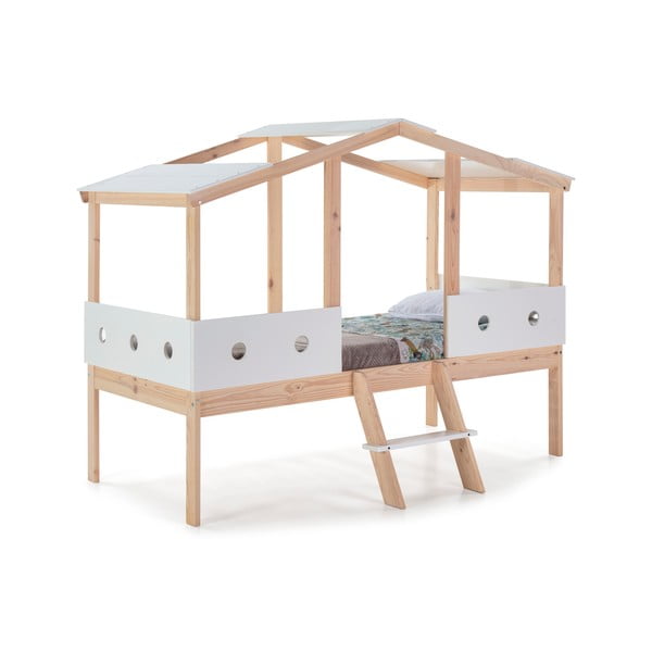 Compte fehér magasíott gyerekágy, 90 x 190 cm - Marckeric-image-2