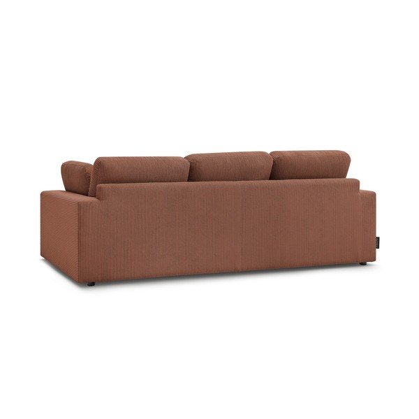 Narancssárga kordbársony kanapé 250 cm Belair – Bobochic Paris-image-4