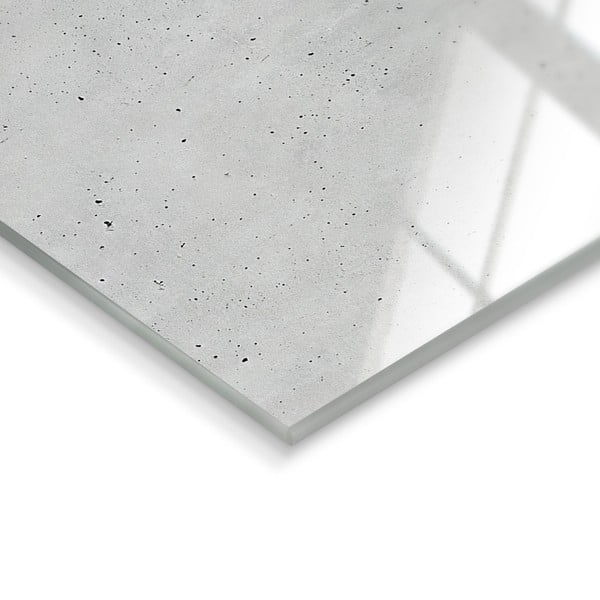 Glassclock Concrete falióra, 20 x 60 cm - Styler-image-3