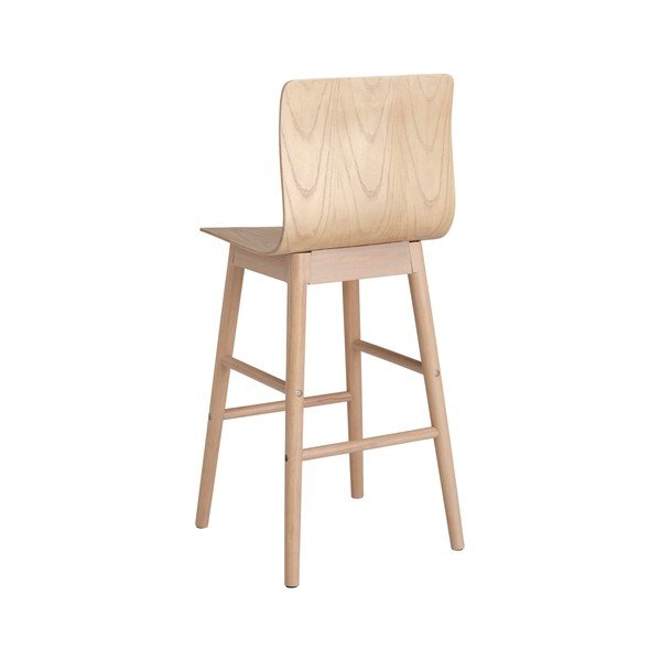 Natúr színű kaucsukfa bárszék (ülésmagasság 68 cm) Svensen – Ellos Home-image-4