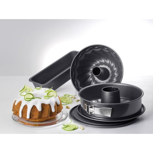 Four 4 részes acél sütőforma készlet - Dr. Oetker-image-1