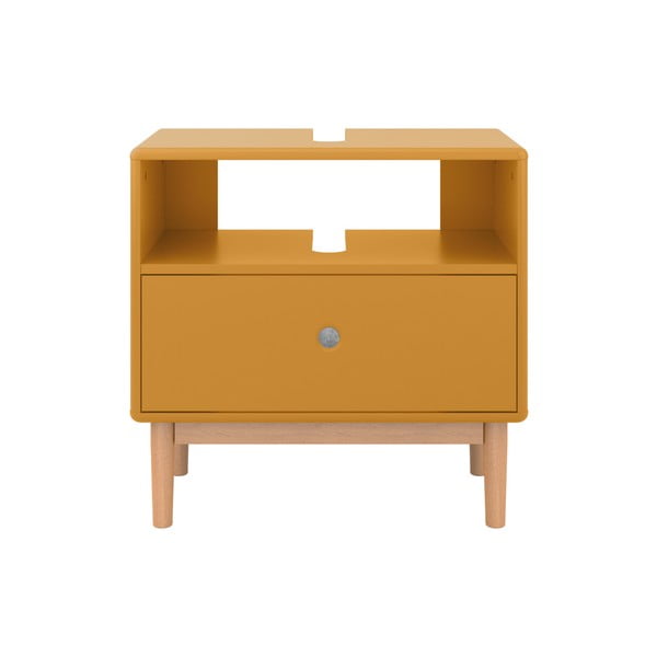 Mustársárga mosdó alatti szekrény 66x45 cm Color Bath – Tom Tailor-image-3