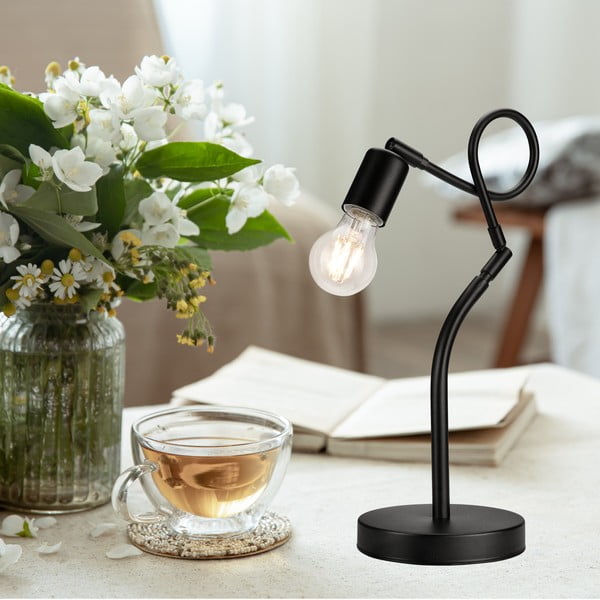 Fekete asztali lámpa (magasság 42 cm) Harry – LAMKUR-image-3