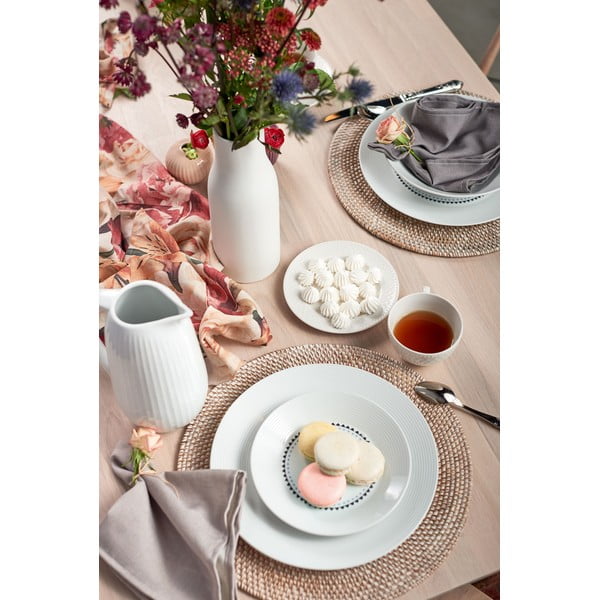 Fehér rattan tányéralátét, ⌀ 36 cm - Tiseco Home Studio-image-2