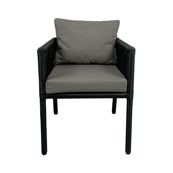 Szürke műrattan hatszemélyes kerti étkezőgarnitúra Vera 2 – Floriane Garden-image-2