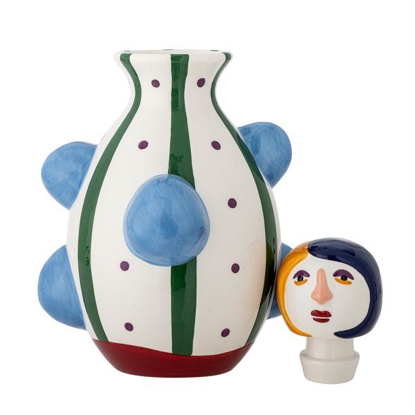 Dolomit kézzel festett váza (magasság 33 cm) Conneli – Bloomingville