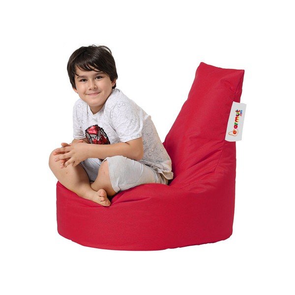 Piros gyerek babzsákfotel Baton – Floriane Garden-image-2