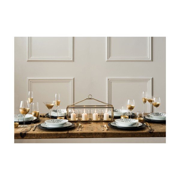 Astrid 4 db-os fehérboros pohárkészlet, 3 dl - Premier Housewares-image-1