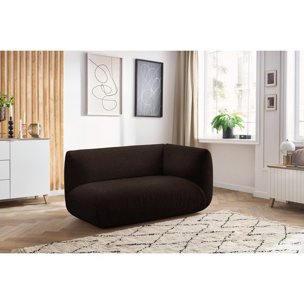 Sötétbarna kordbársony kanapé modul (jobb oldali) Lecomte – Bobochic Paris-image-1
