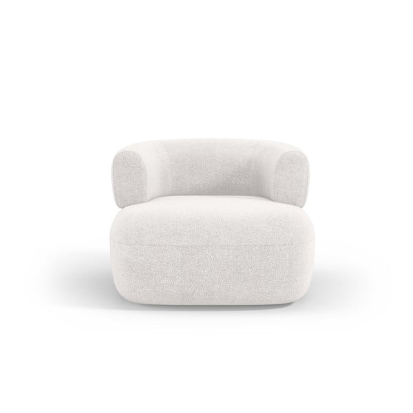 Fehér buklé fotel Jenny – Micadoni Home