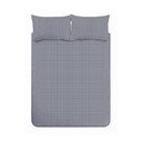 Sötétkék egyszemélyes ágyneműhuzat 135x200 cm Bamford Gingham Check – Catherine Lansfield