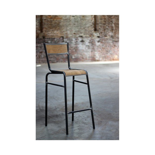 Pilot 2 darabos bárszék készlet fekete lábakkal - Red Cartel-image-2