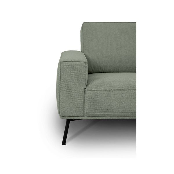 Zöld zsenília sarokkanapé (jobb oldali-L alakú) Amsterdam – Scandic-image-4